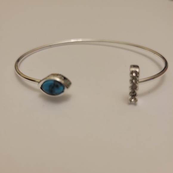 NEW Jules Smith Pave Bar + Stone Crystal Cuff - Picture 6 of 6